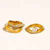 Prsten BELLINE GOLD (Velikost 7 (EU: 54 - 56))