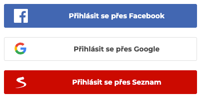 Možnosti rychlého přihlášení