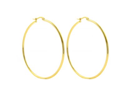 Fülbevaló KÖRÖK GOLD 6,5 cm