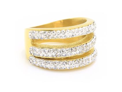 Gyűrű GOLD kövekkel