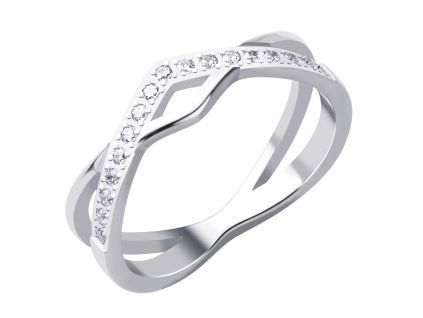 Gyűrű TIARA kövekkel