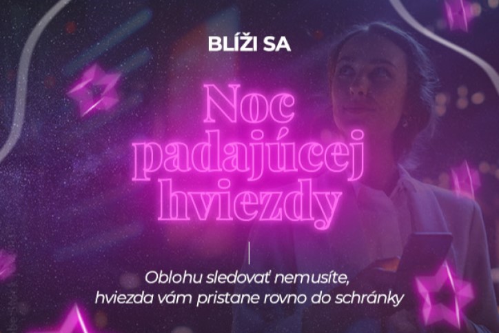 Splňte si prianie počas Noci padajúcej hviezdy