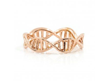 Prsteň DNA ROSE GOLD S3317