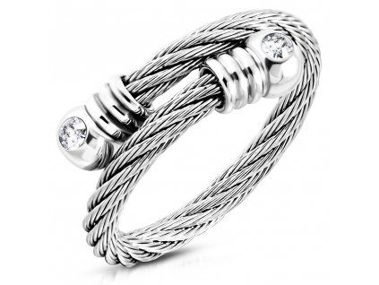 Prsten CORD CRYSTALS S3714