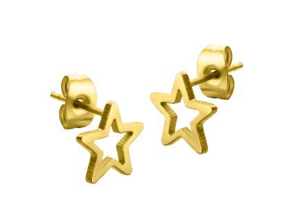 Náušnice HVIEZDA GOLD S3936