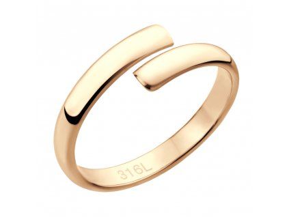 Prsteň OPEN ROSE GOLD S3959