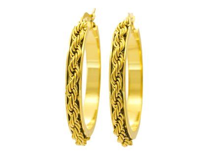 Náušnice KRUHY VALIS GOLD S4450