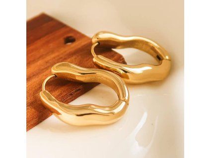 Náušnice DARCY 18K GOLD PLATED