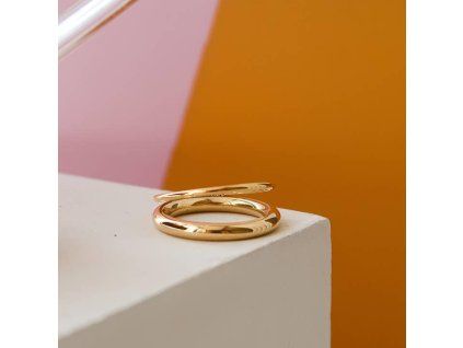 Prsten HARVEY GOLD (Velikost 7 (EU: 54 - 56))