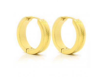 Náušnice KRÚŽKY GOLD 2 cm S2684