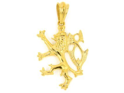 Prívesok ČESKÝ LEV GOLD S2714