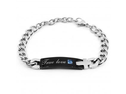 Párový náramok pánsky TRUE LOVE S3207