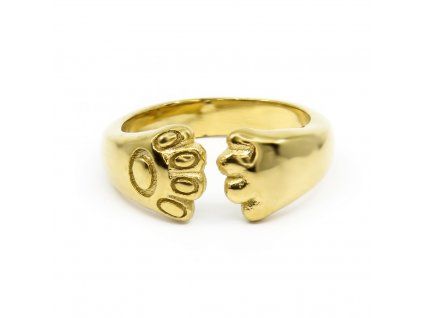 Prsteň LABKY GOLD S3217