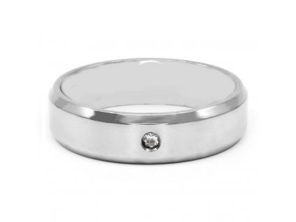 Pánsky snubný prsteň CRYSTAL S3221