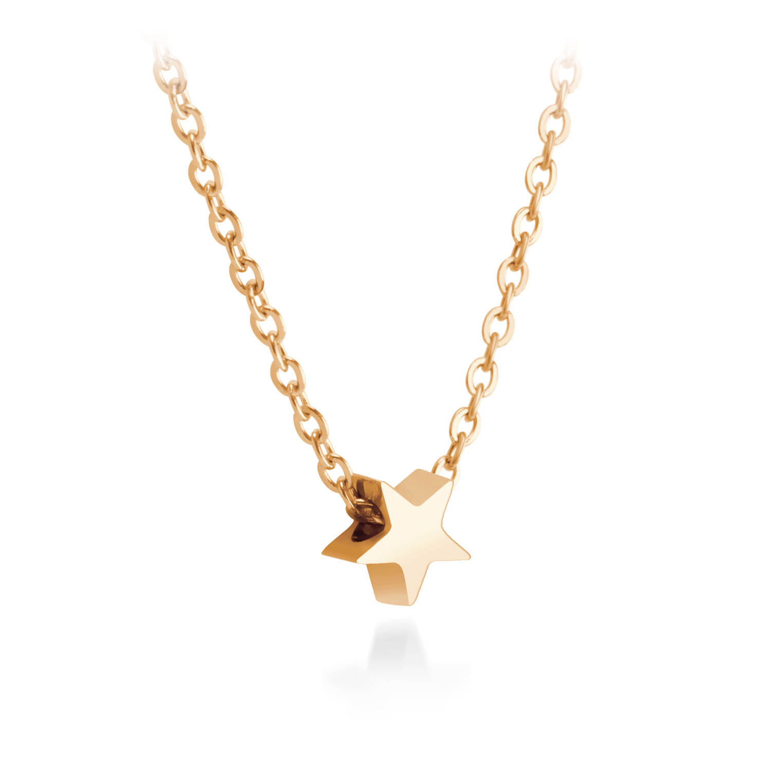 Náhrdelník HVIEZDA ROSE GOLD S3984