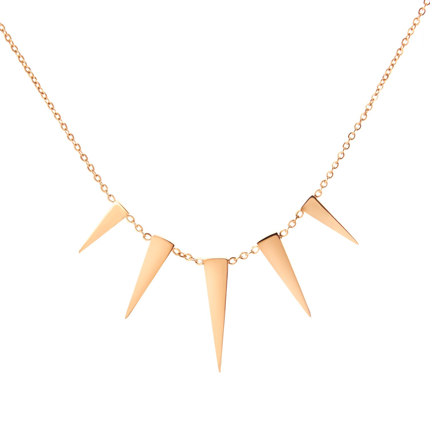 Náhrdelník TRIANGLE ROSE GOLD S3989