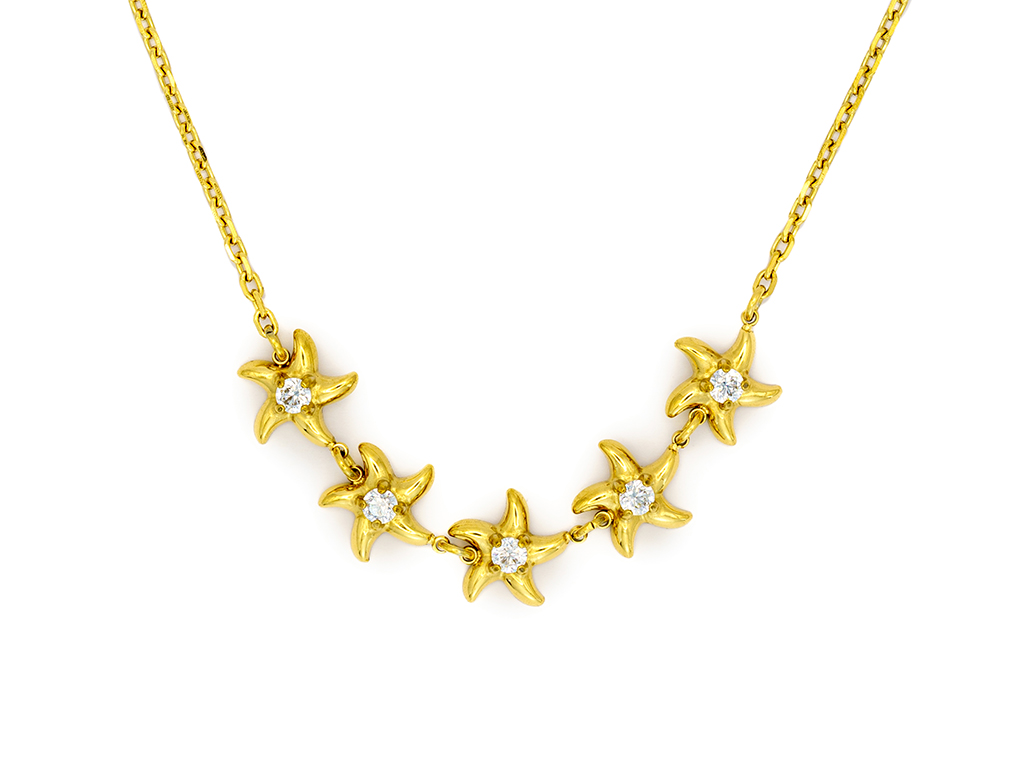 Náhrdelník HVIEZDICA GOLD S4551