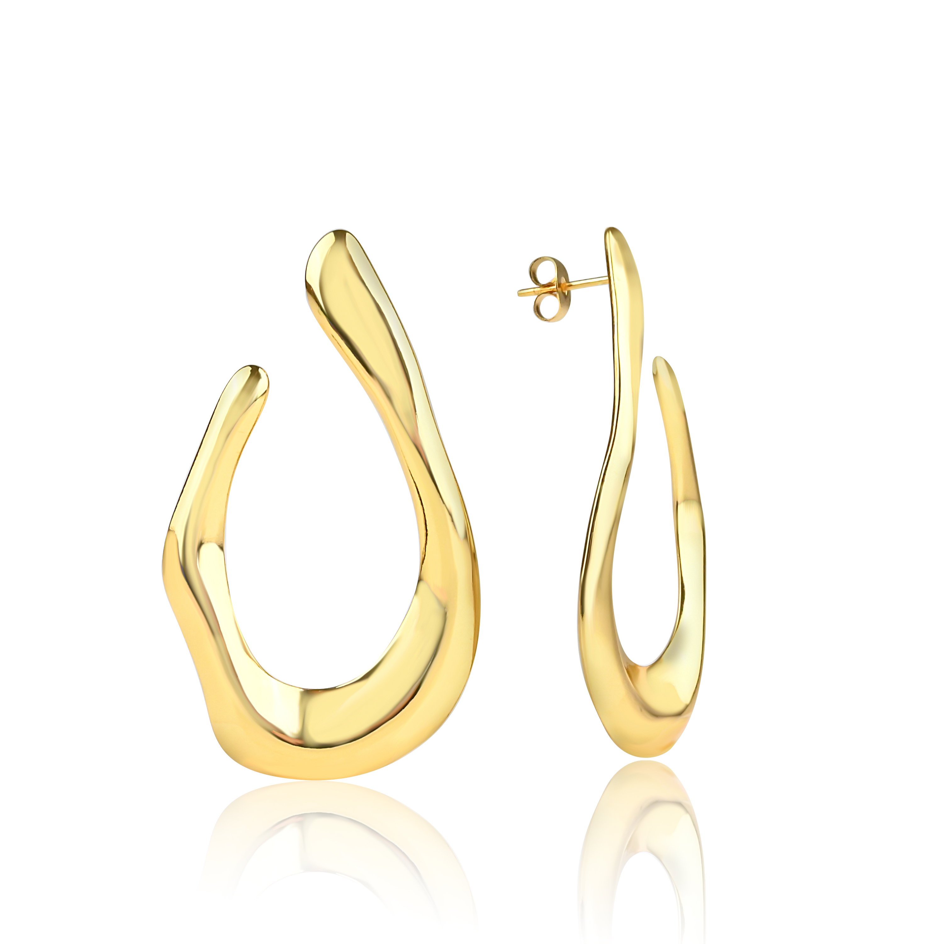 Náušnice FAJKA GOLD S7059