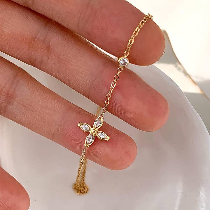 Náhrdelník CLYRA 18K GOLD PLATED