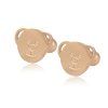 Náušnice MEDVEDÍKY ROSE GOLD S3256