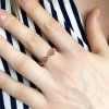 Prsteň DNA ROSE GOLD S3317