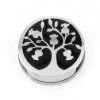 Prívesok na plochý náramok TREE BLACK S3574