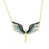 Náhrdelník ANJEL BLUE GOLD S3849