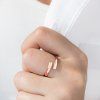 Prsteň OPEN ROSE GOLD S3959
