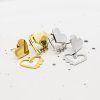 Náušnice dvojité SRDCE S4353