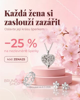 Pro ni. Pro vás. Pro radost. 💐 Vyberte dárek, který potěší, nebo si splňte své přání. ✨ S kódem ZENA25 nakoupíte...