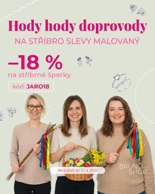 Velikonoční nadílka 🐣 Oslavte Velikonoce stříbrným šperkem z naší nabídky. 🌷 Právě teď získáte s kódem JARO18 slevu 18 %...