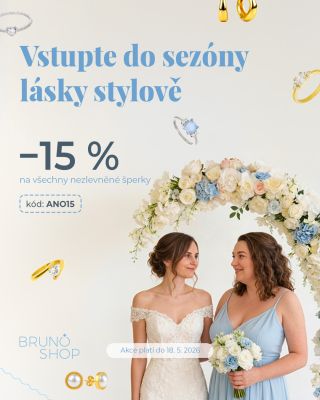 Svatební sezona začíná 💍 Dolaďte svůj slavnostní outfit šperky, které rozzáří každý výjimečný okamžik. ✨ Získejte slevu 15...