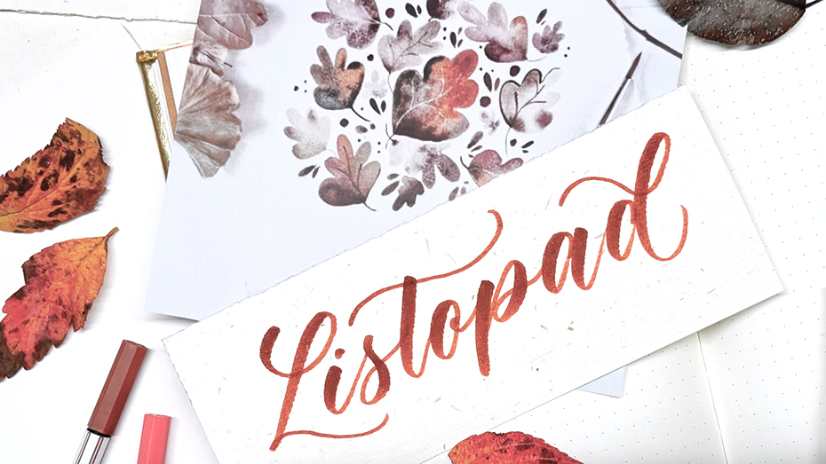 Listopadový Bullet Journal