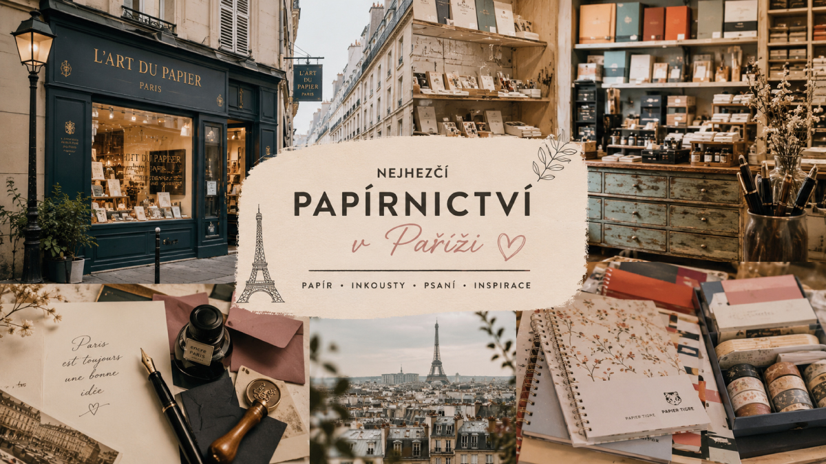 Pařížská papírnictví, která by měl navštívit každý milovník papíru a kaligrafie
