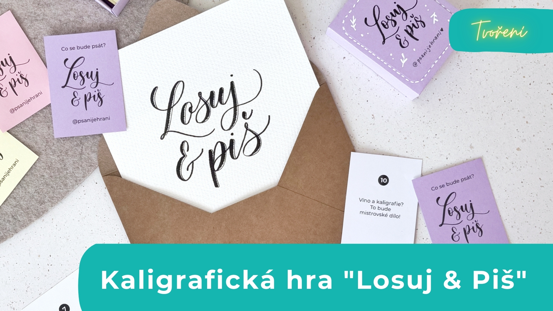 AKTUALIZACE - Kaligrafická hra "Losuj & Piš" – Přidej se k výzvě!