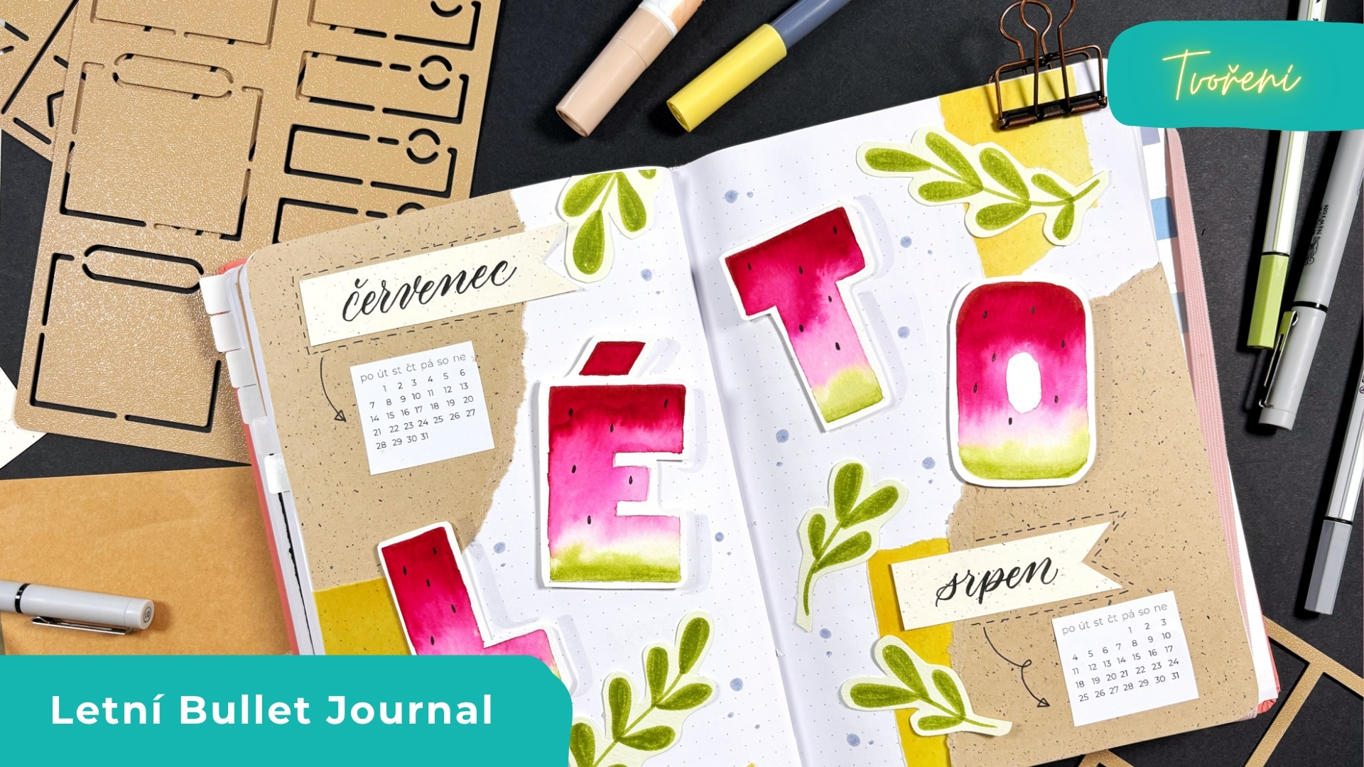 Letní Bullet Journal