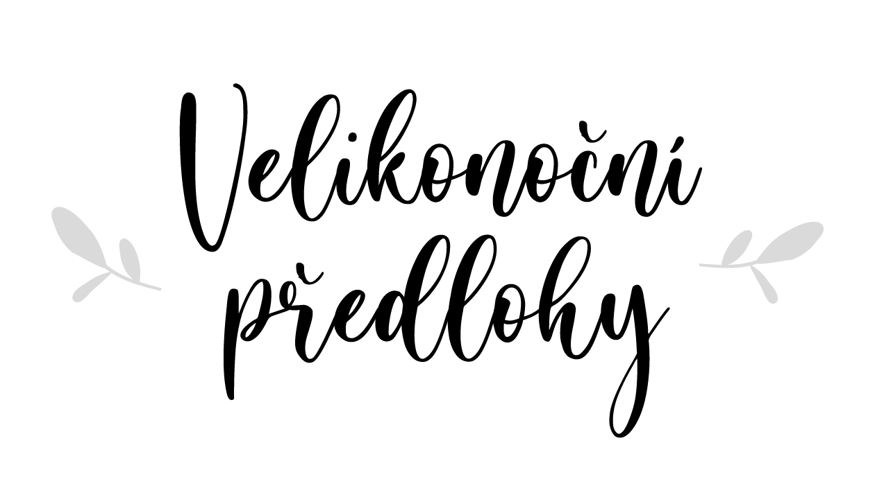 Velikonoční předlohy