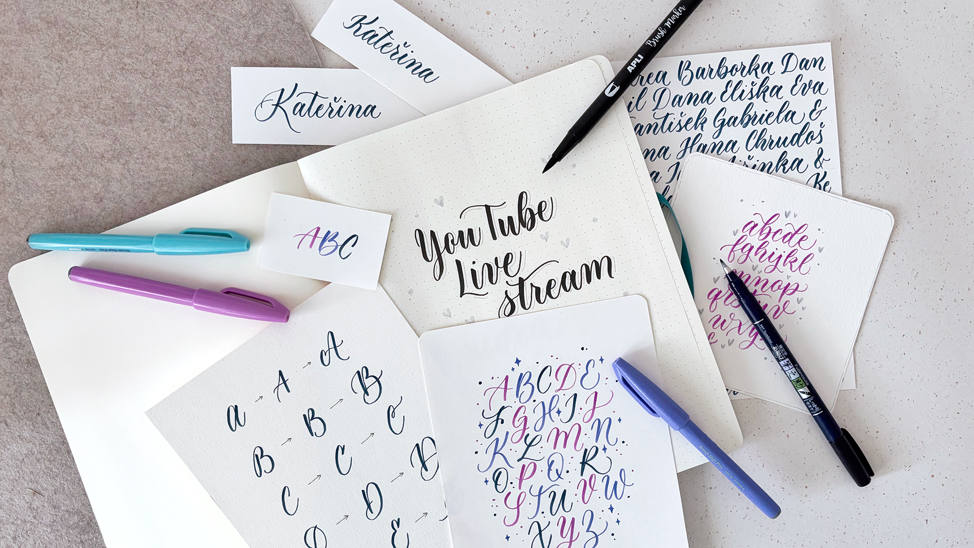 Večer plný krasopsaní – LIVE kaligrafie & povídání