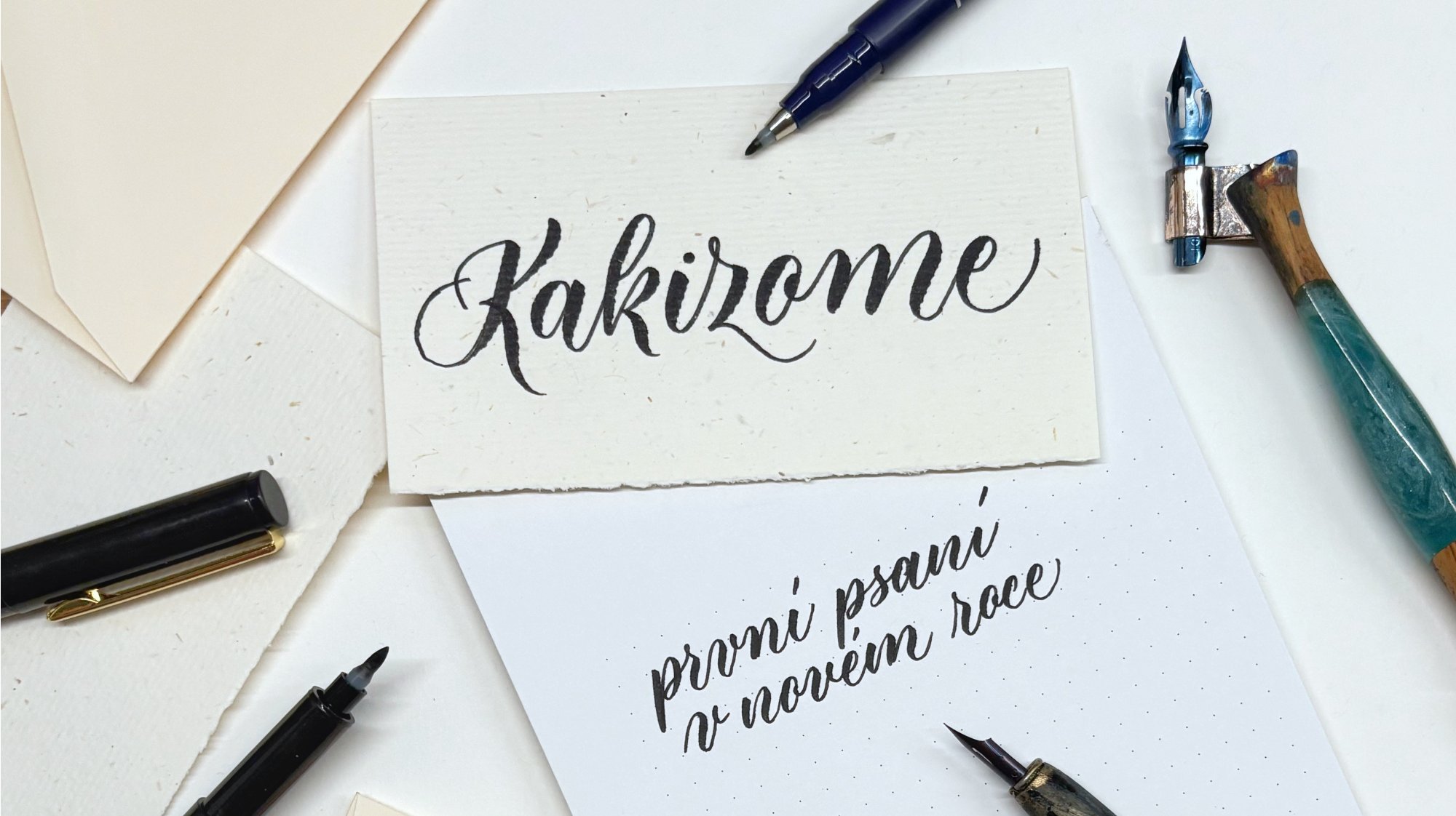 Kakizome – prvního psaní v novém roce