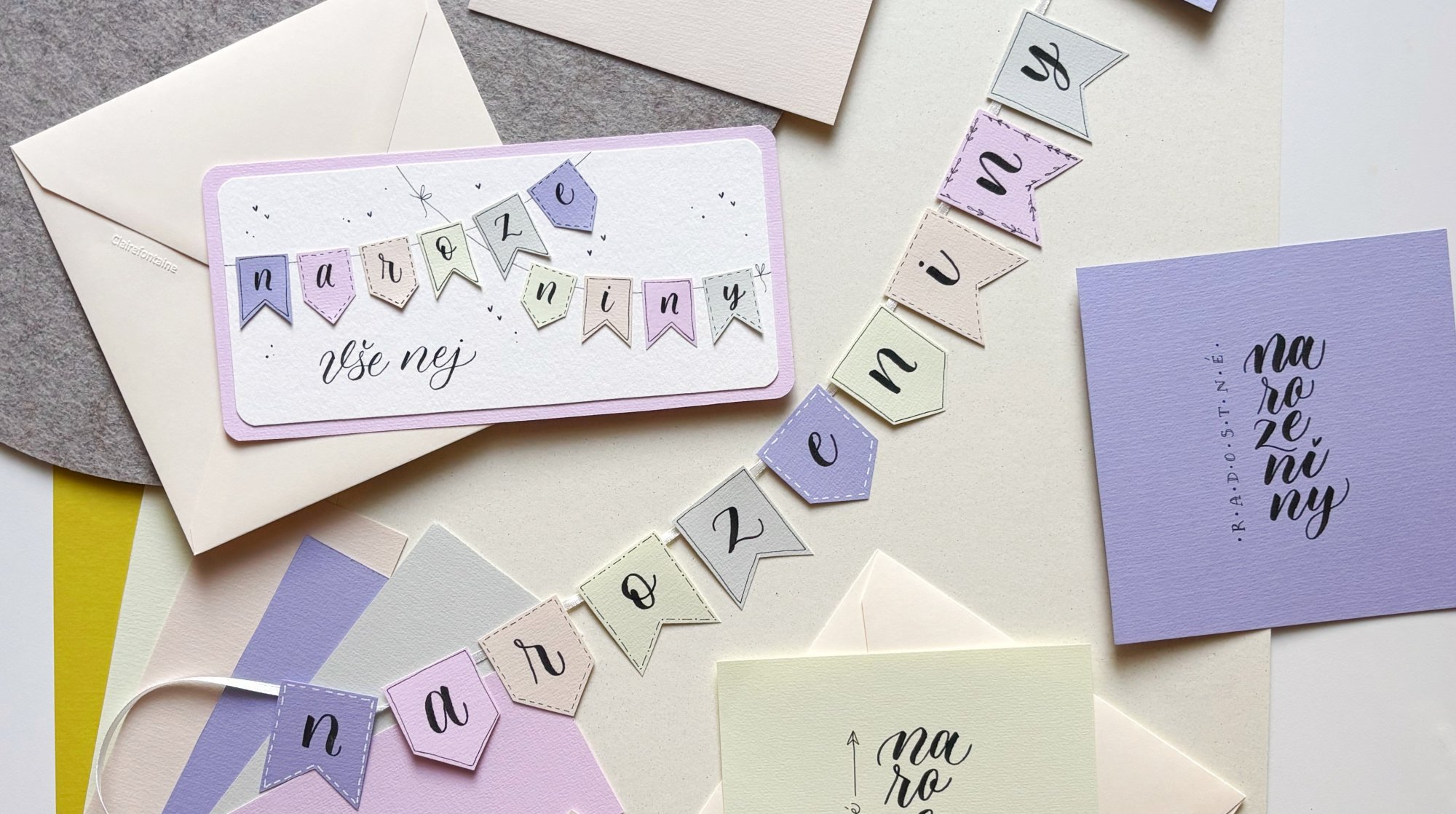 🎉 Slavíme 1. narozeniny LIVE streamů! | Kaligrafie a tvoření 🎁