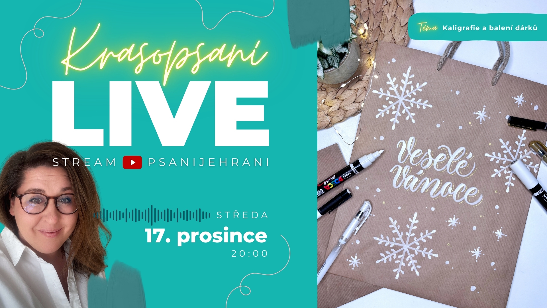 Poslední LIVE stream roku: Balení a zdobení vánočních dárků 🎄🎁
