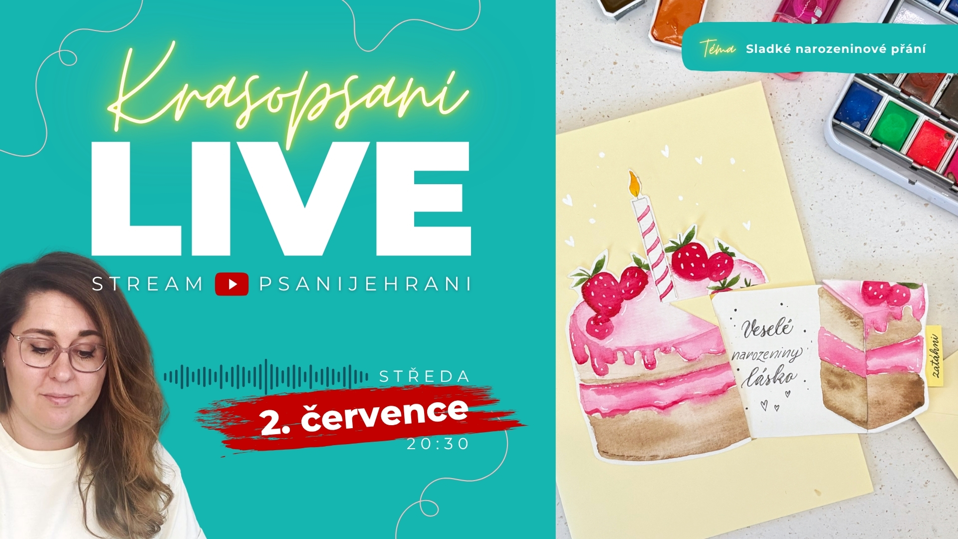 Sladké narozeninové přání s překvapením!