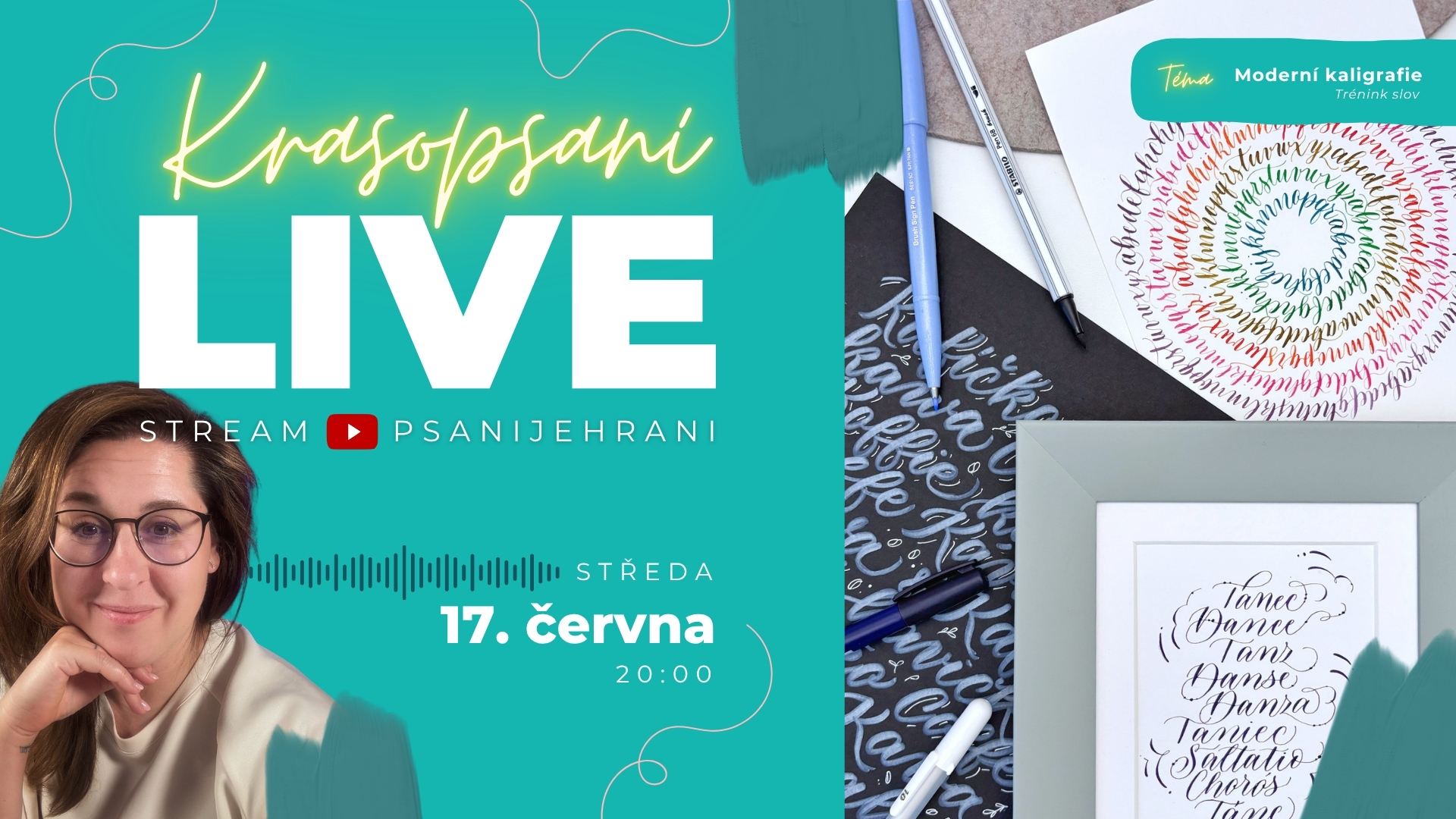 Moderní kaligrafie: Když nevíte, co psát