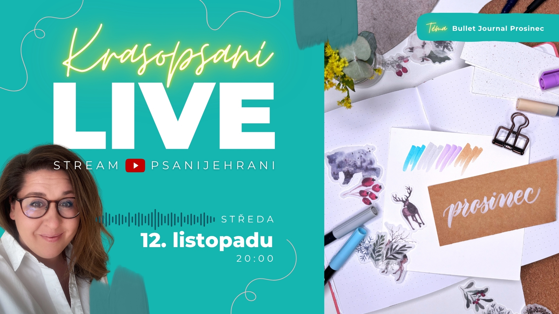 Prosincový Bullet Journal - YouTube Livestream