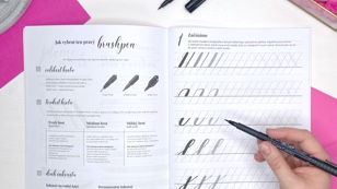 Škola kaligrafie – Technika a základní tahy