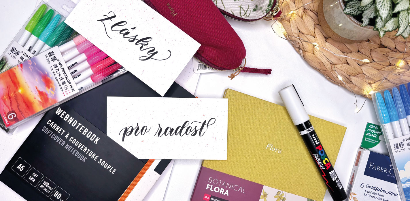 Vánoční kaligrafické dárky