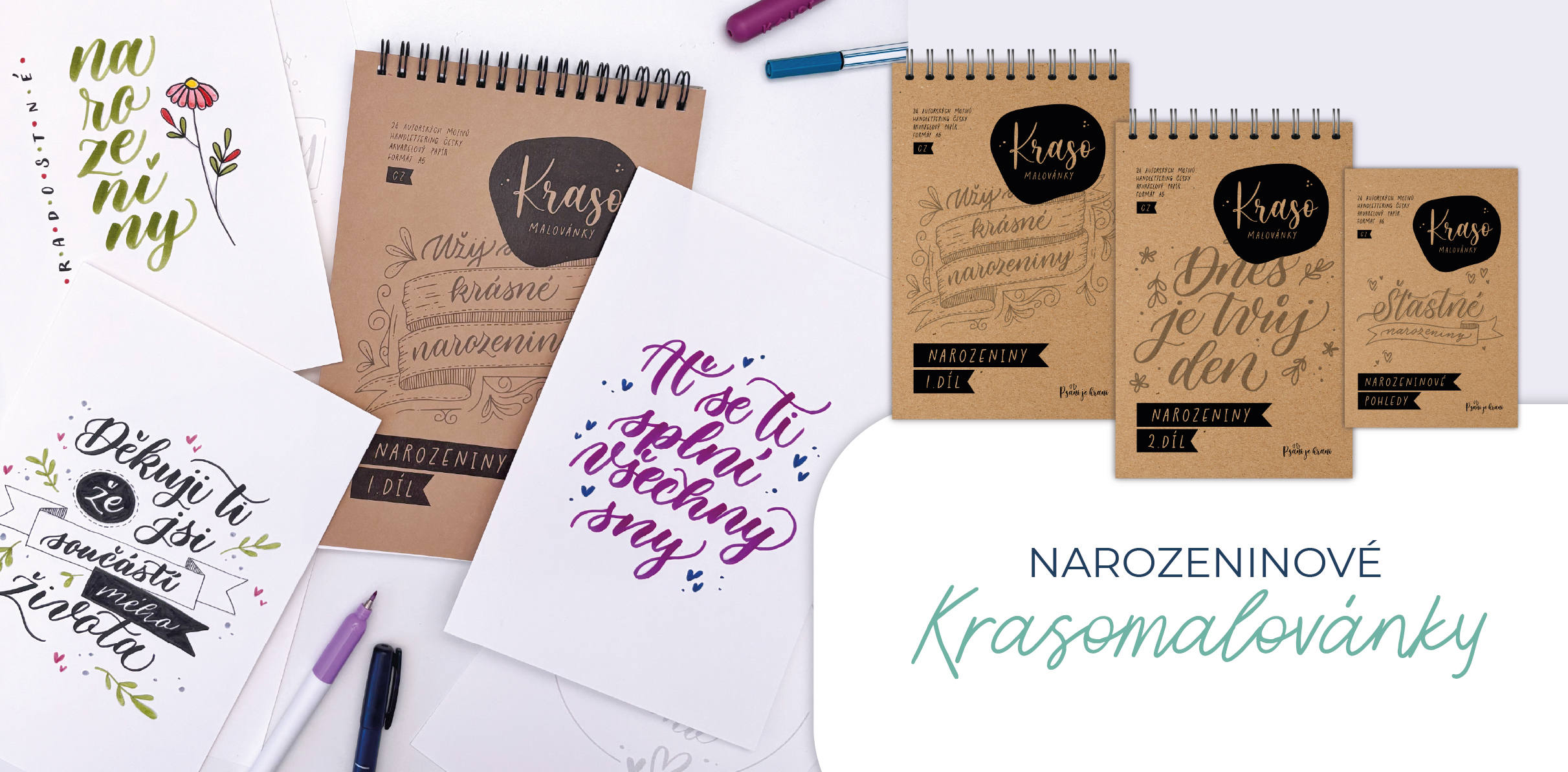 Nové narozeninové krasomalovánky