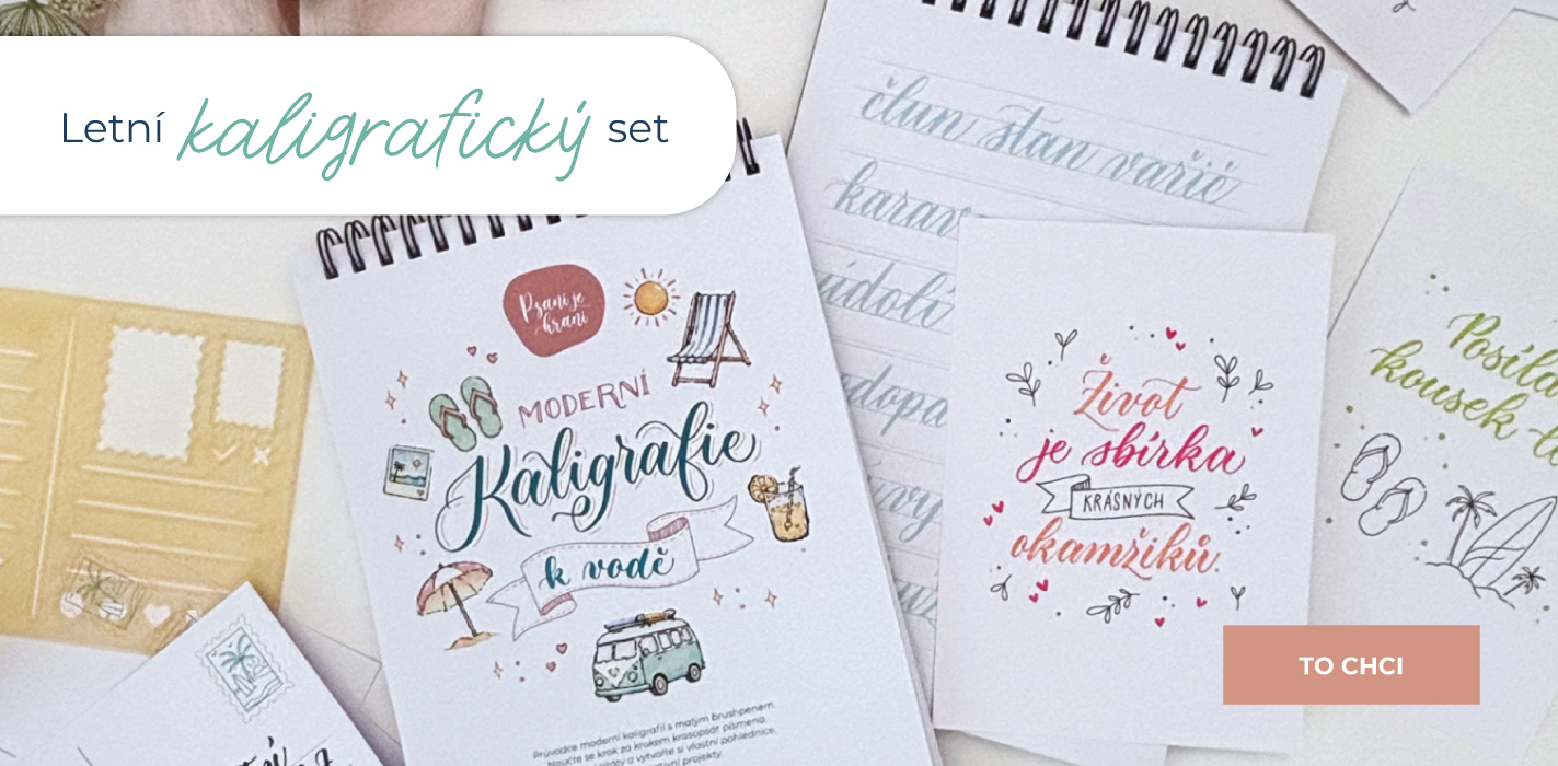 Letní kaligrafický set – K vodě