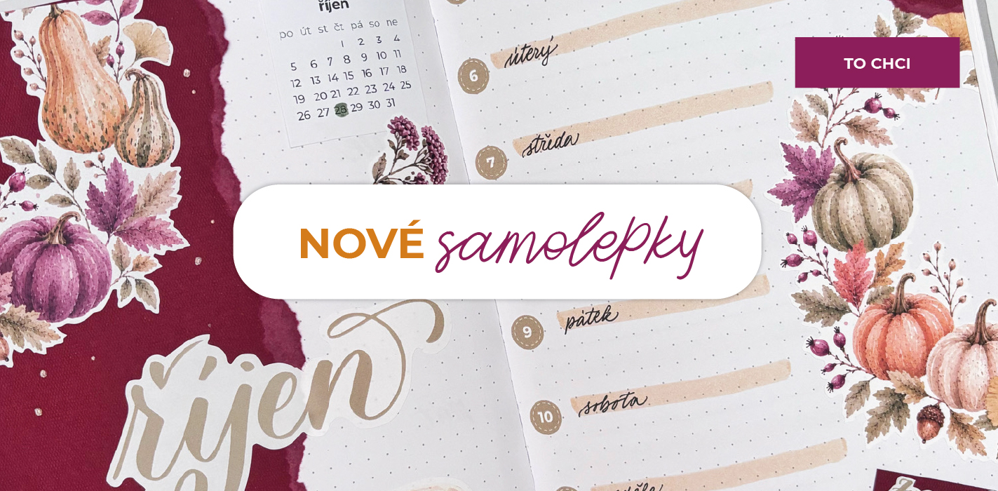 Samolepky pro Bullet Journal – říjen a hygge