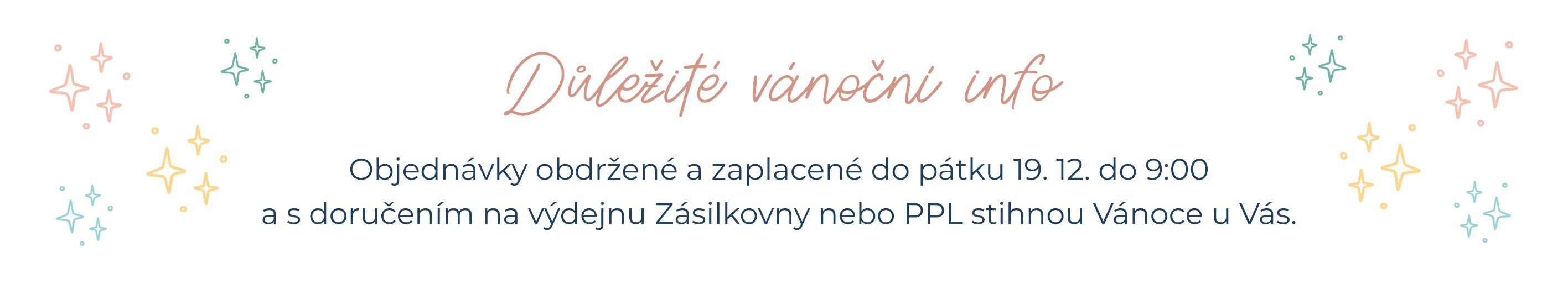 Doručení do vánoc